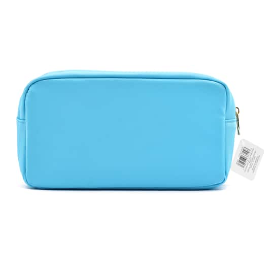 10.25" Blue & Pink Mahjong Tile Storage Pouch by Fab Finds